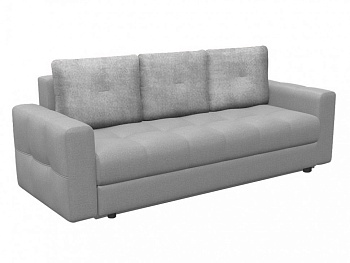 Набор из 3-х чехлов на подушки для дивана евро-книжки Бруклин светло-серый